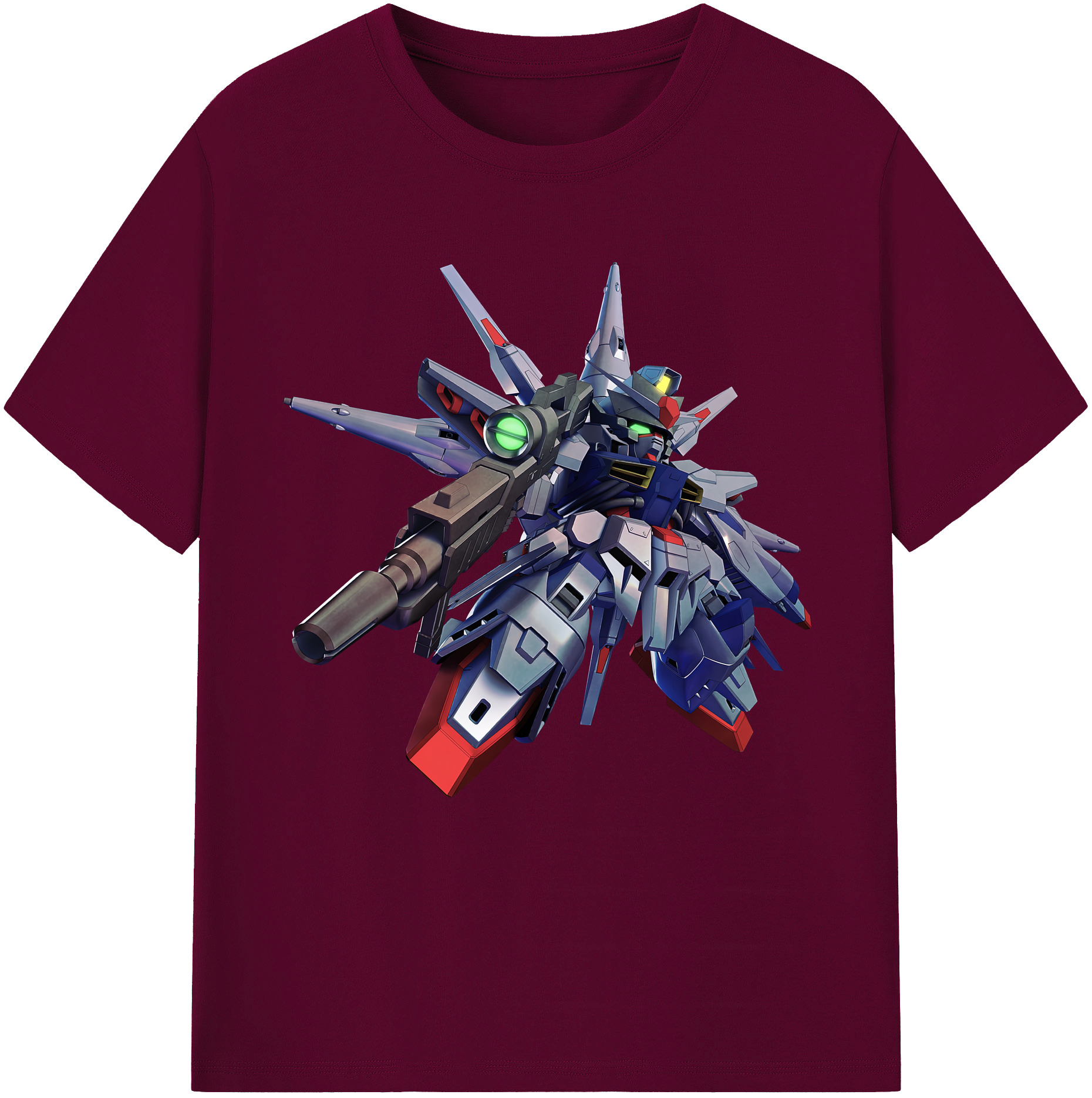 （画像用） 機動戦士ガンダム Mobile Suit Gundam レディースカジュアルプリントTシャツ（綿100％）